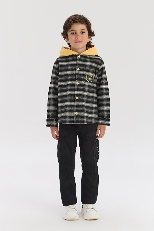 BG Store قميص منقوش للأولاد