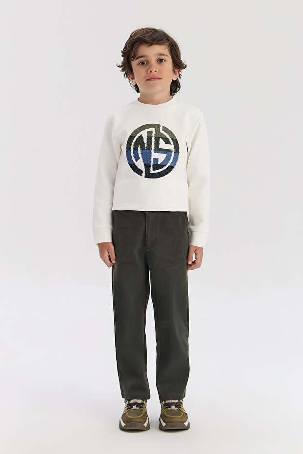 BG Store Erkek Çocuk Yeşil Pantolon - 1