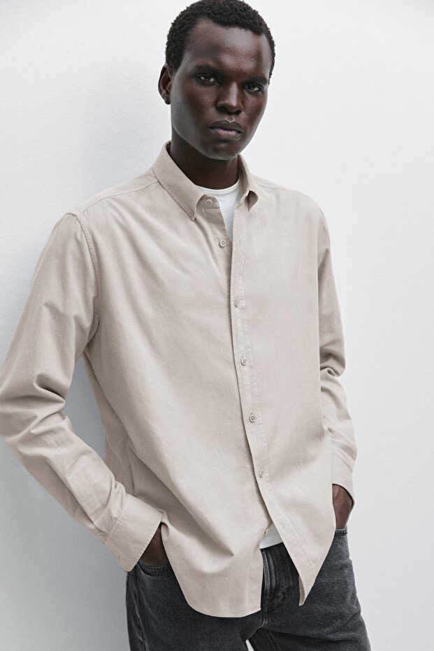 Fitilli regular fit gömlek - 2