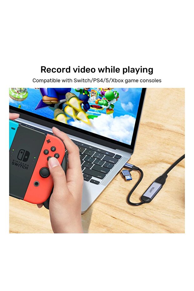 HDMI to USB-C/A Video Capture Card 4K Input 1080p Output | V1167A - 4