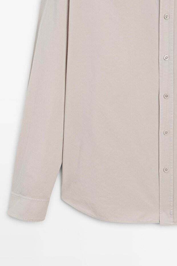 Fitilli regular fit gömlek - 7