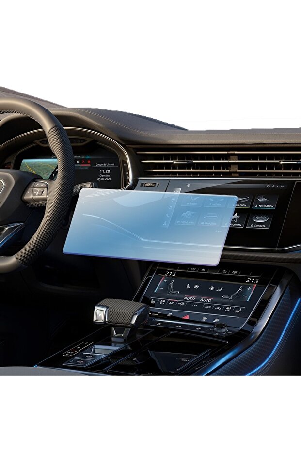Hydrogel Navigation Screen Protector for Audi Q7 2020 - 4