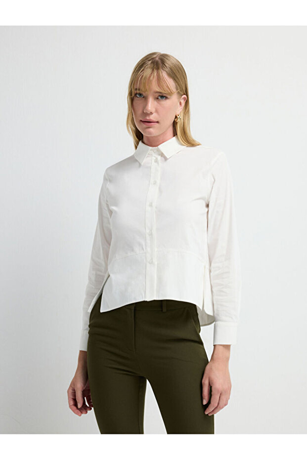 Dikiş Detaylı Gömlek - 1