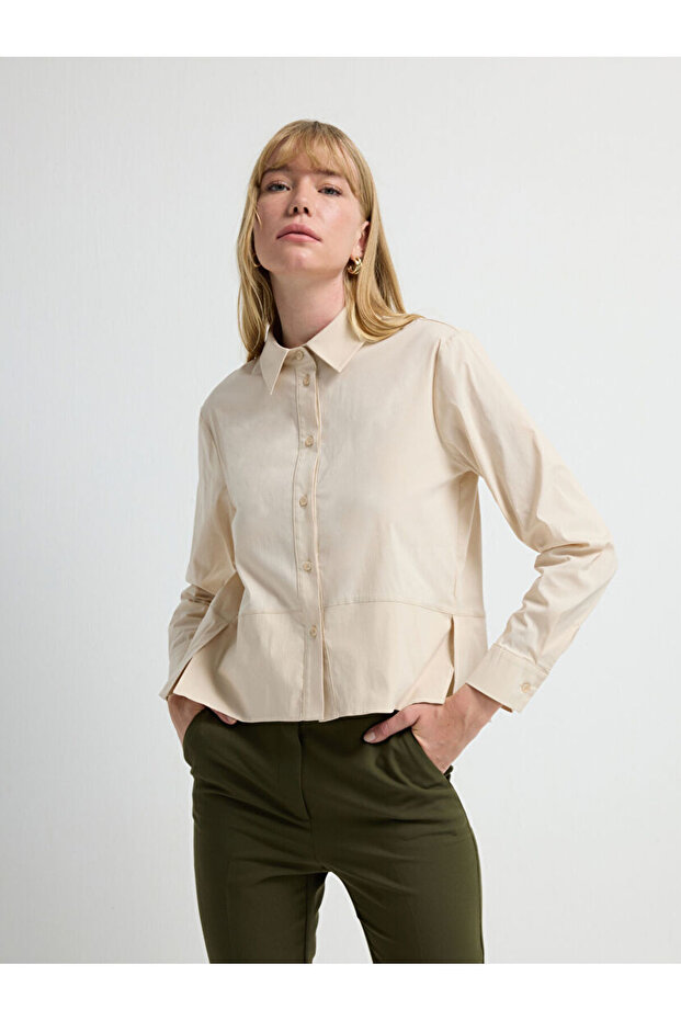 Dikiş Detaylı Gömlek - 4