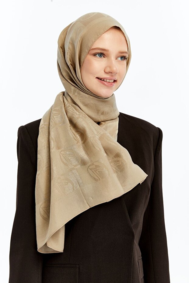 Valentino Orlandı Alia Checkerboard Pattern Shawl