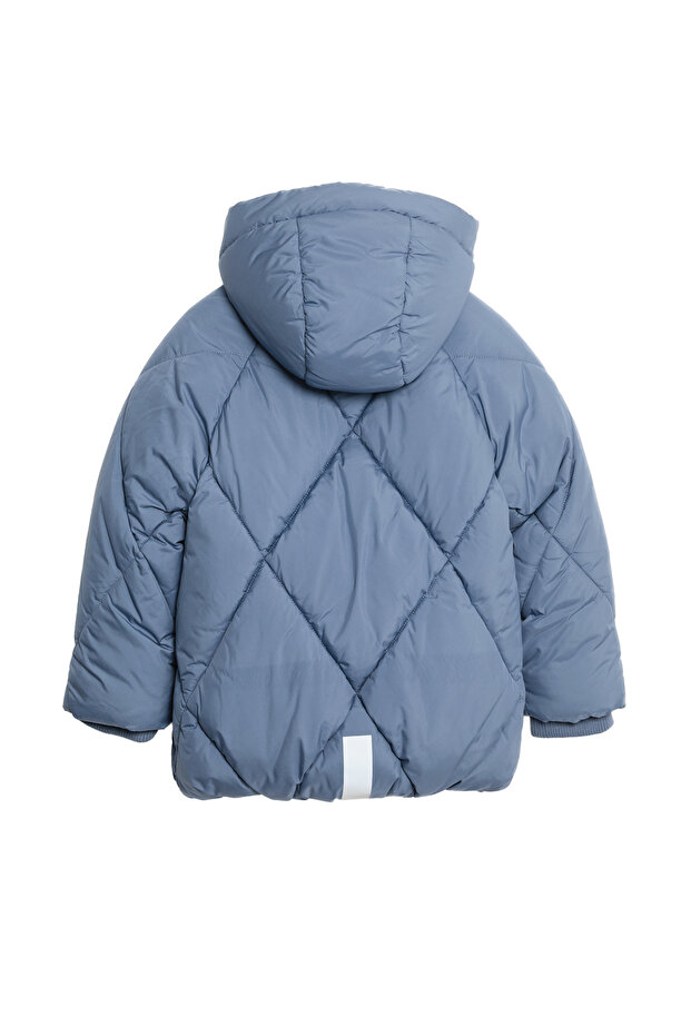 Kapüşonlu Kapitone Ceket (2–8 Yaş) - 4