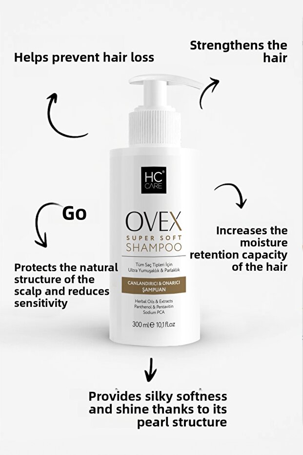 Ovex Super Soft Shampoo - Hc 300 Ml. - 2