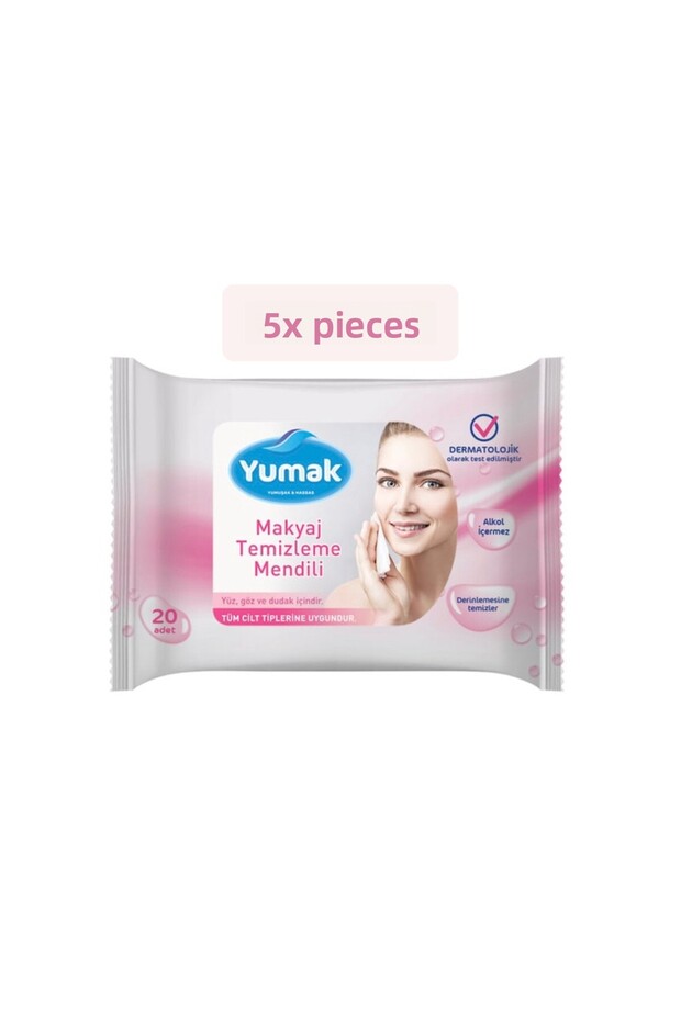 Makeup Removal Wipes 20'Lix5 Pieces