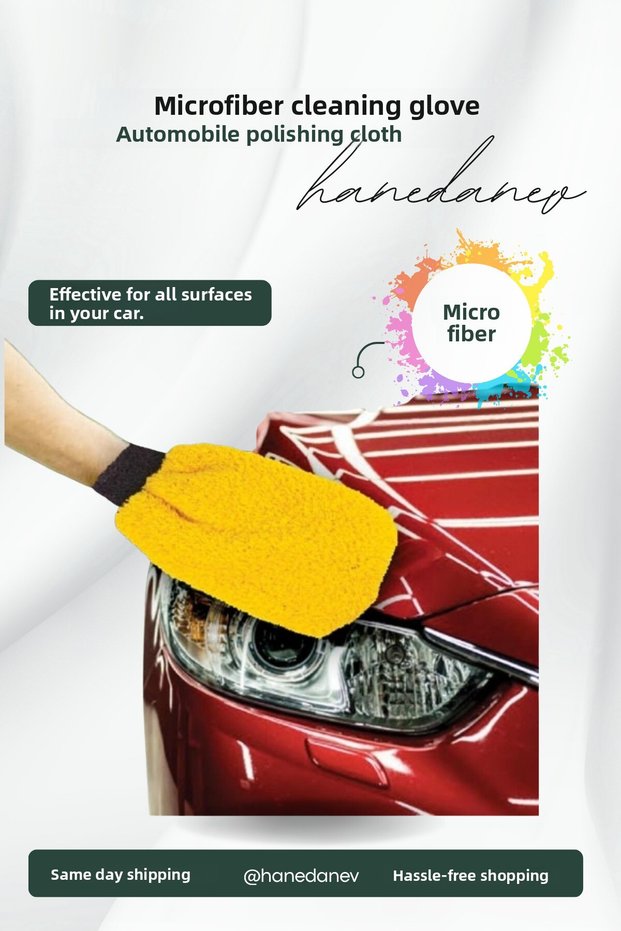 Auto Vehicle Washing Glove Car Auto Super Quality 100% Micro Fiber Towel Car Wash Glove