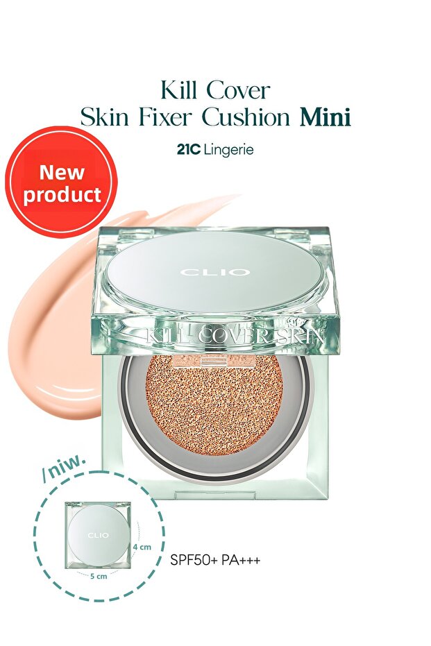 Permanent Matte Mini Size Cushion Kill Cover Skin Fixer Cushion Mini (21C Lingerie) Spf50+ Pa+++