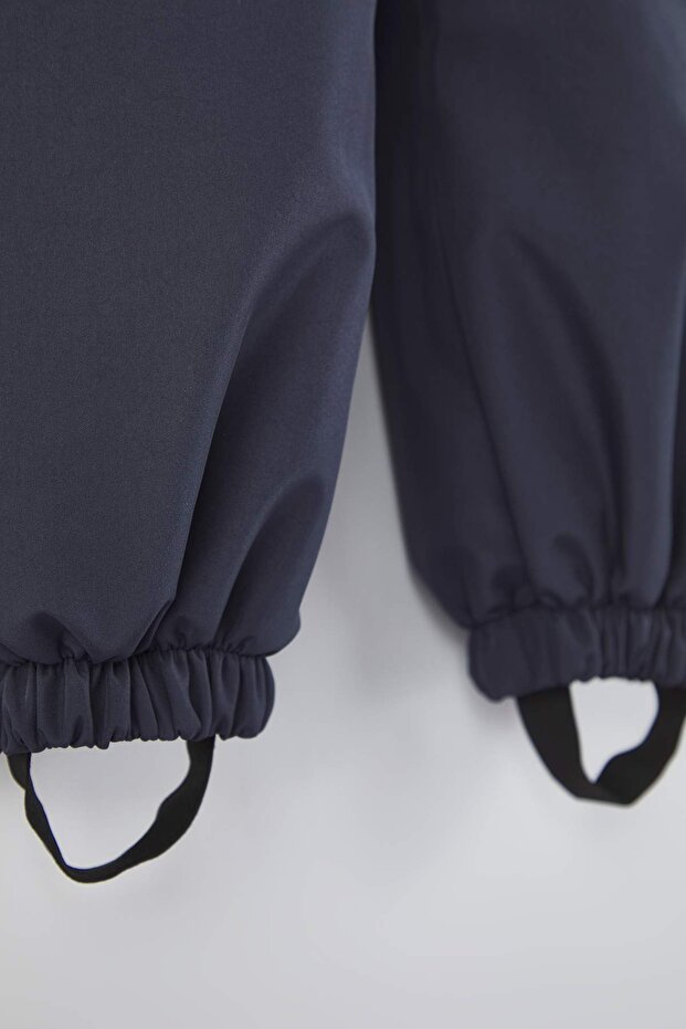 Indigo Düz Halter Yaka Regular Unisex Çocuk Yağmur Tulumu TKDAW26TU00001 - 3