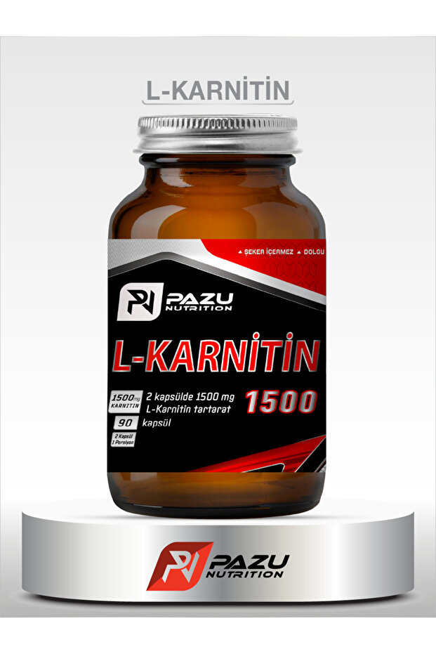 PAZU NUTRİTİON L - Karnitin 1500 Mg 90 Kapsül