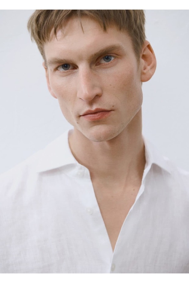 %100 keten gömlek - 7