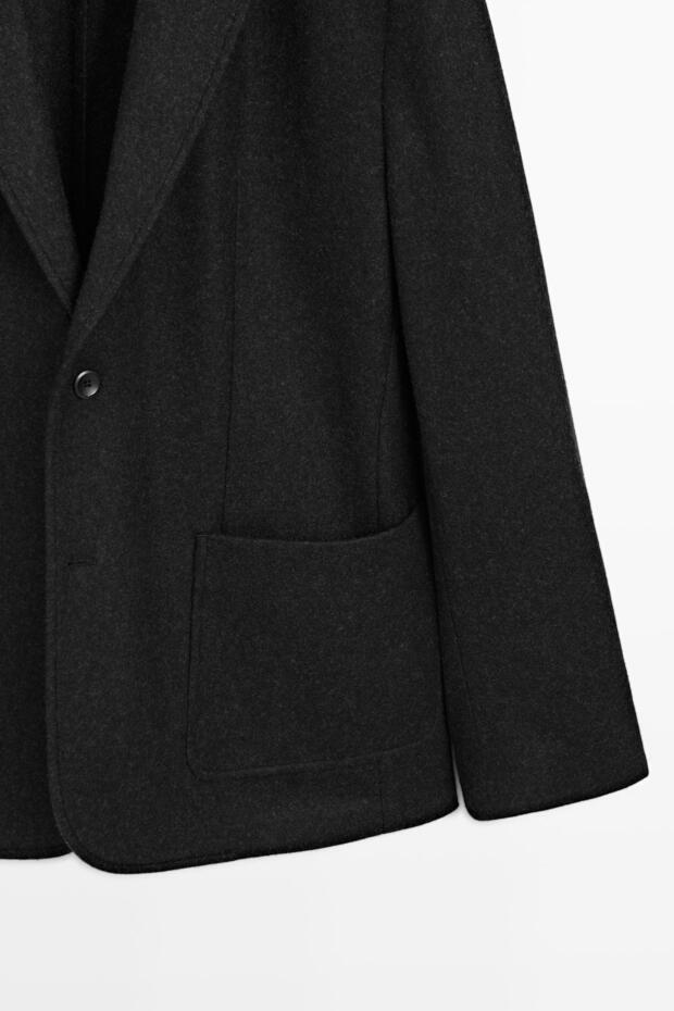 Yün klasik blazer - 7