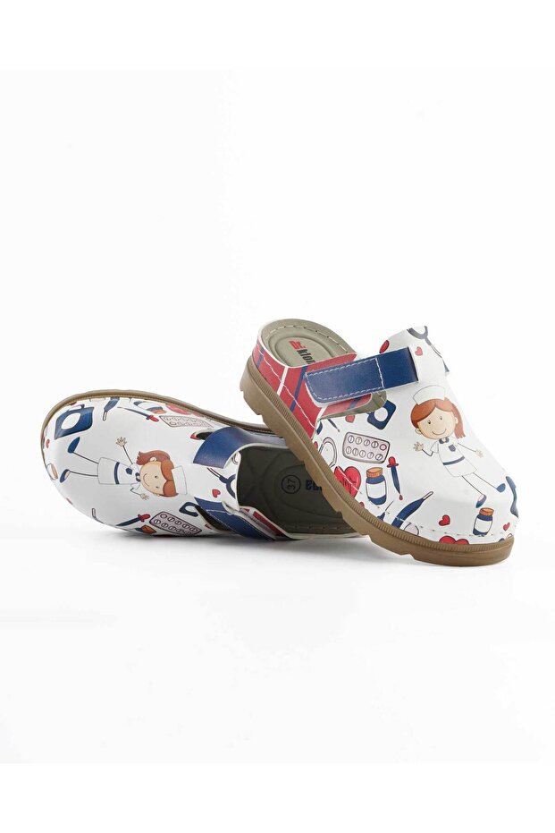 Women's Sabo Hospital Nurse Slippers Ms1054 Orthopedic Sabo Slippers