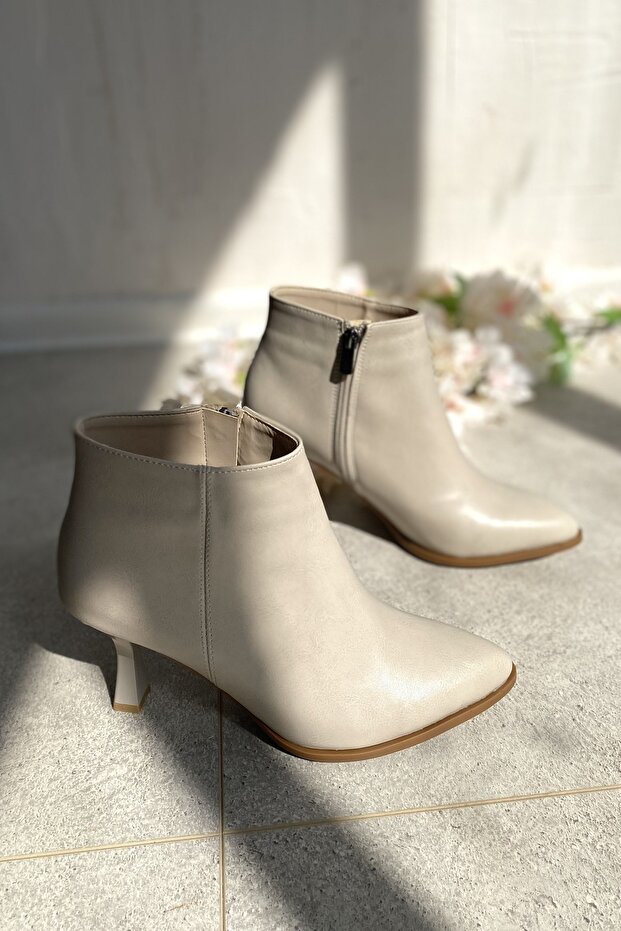 Ten Pointed Toe 8 cm Thin Heel Women's Boots Tmd202501