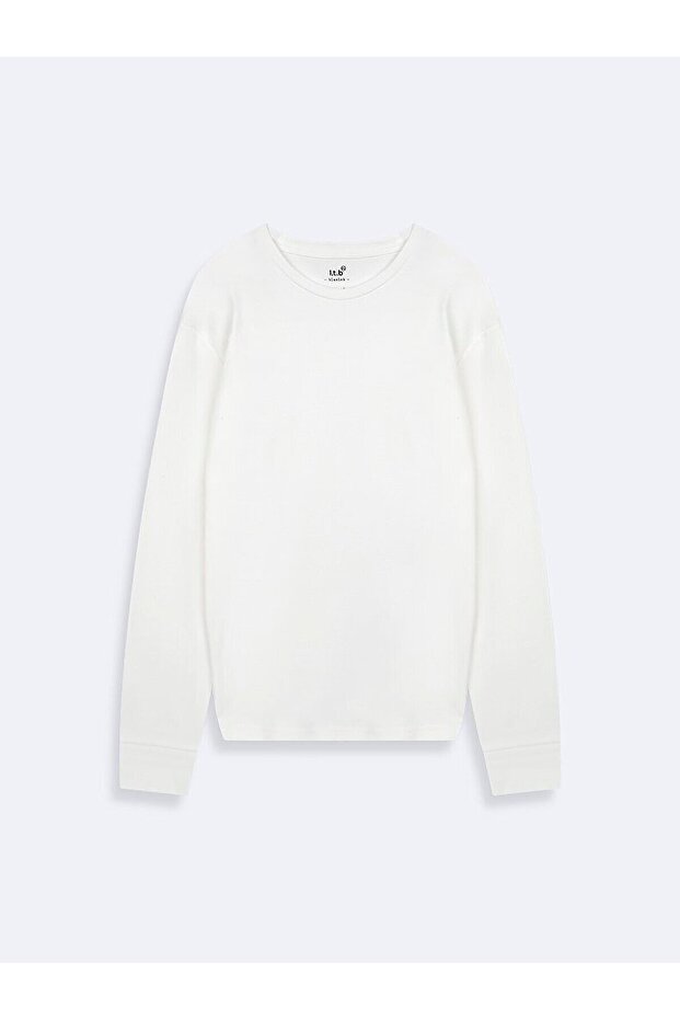 Beyaz Sweatshırt - 2