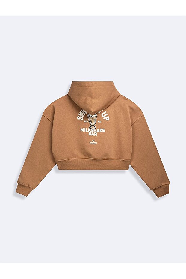 Kahve Rengi Sweatshırt - 2