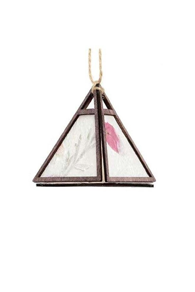 Triangle Portable Lantern with Tassel Light Lamp for Chinese New Year Spring Festival Home Decoratio