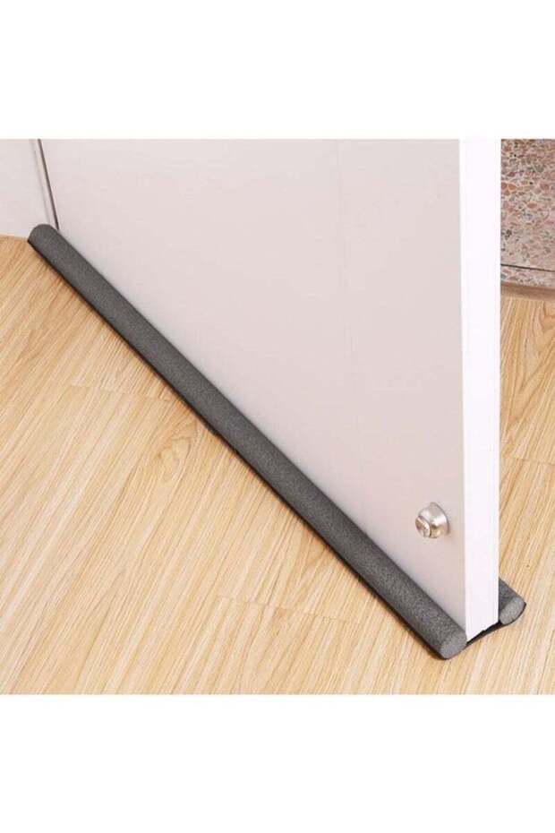 Foamed Cotton Door Bottom Noise Reduction Sealing Strip Grey