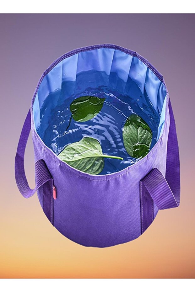 Multipurpose Laundry Basket Portable Folding Water Basin Storage Bag Easy to Carry Outdoor Water Bas