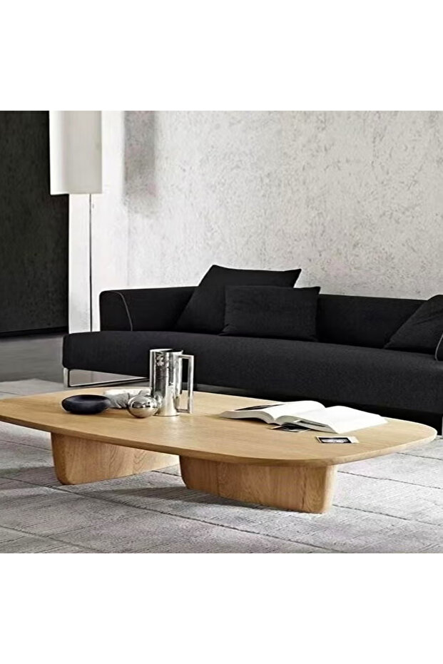 Modern Unique Design Solid Wood Coffee Table Center Table Japanese Style Low Table - 1