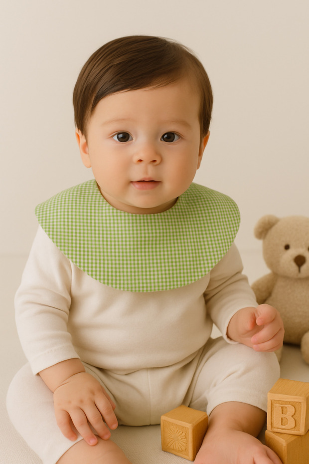 مريلة دائرية - أخضر فاتح - 1