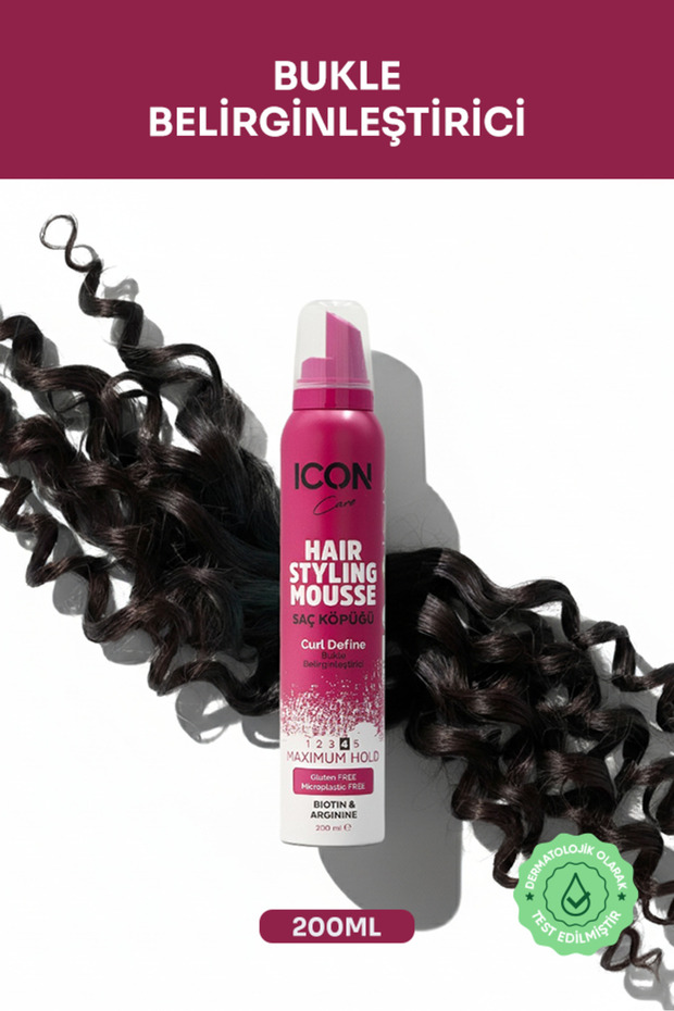 Icon Care Saç Şek. Köpük Curl Defıne (BUKLE BELİRGİNLEŞTİRİCİ) - 2