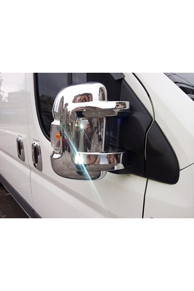 Fiat Ducato Krom Kapı Kolu 4 Kapı P.çelik Abs Plastik Krom Kaplama Ayna Kapağı 2 Prç 2006-2023 Arası - 2