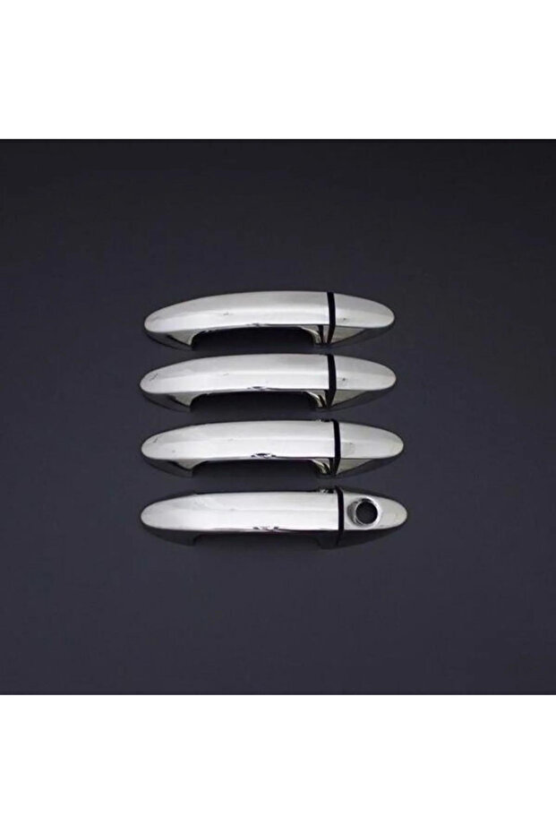 Ford Tourneo Courier Krom Kapı Kolu 4 Kapı 2014 Üzeri Paslanmaz Çelik - 2