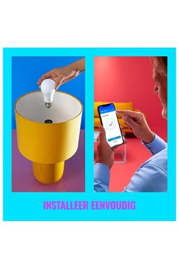 Smart LED Bulb A67 E27, 100W, RGB, Wi-Fi And Bluetooth, Works with Alexa And Google Assistant - 4