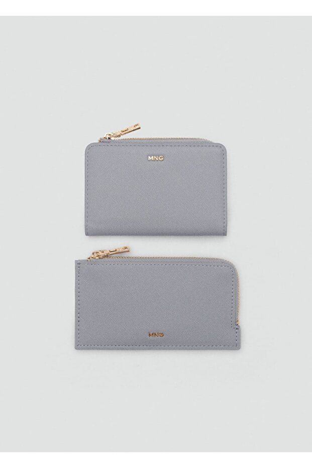 Saffiano görünümlü kapaklı cüzdan - 4