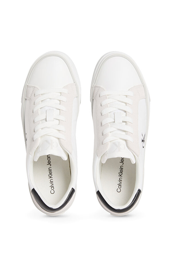 Logolu Kalın Taban Sneaker Ayakkabı YW0YW0189601W AYAKKABI YW0YW01896 01W - 3