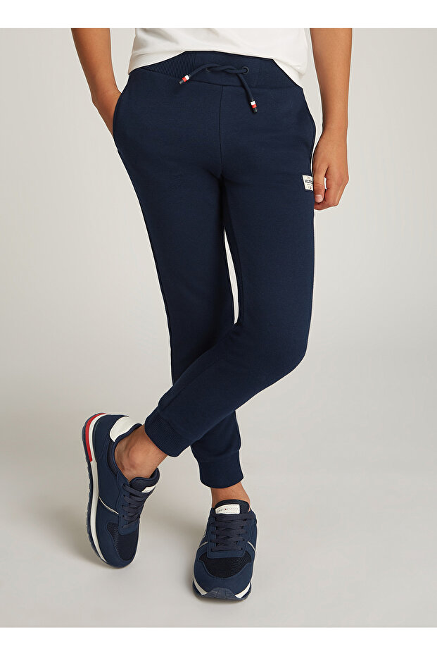 Lastikli Paça Lacivert Erkek Çocuk Eşofman Altı KB0KB09308C1G - 1