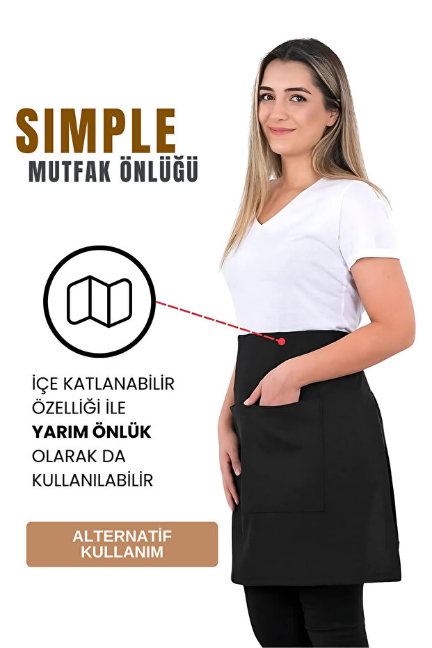 مريلة مطبخ بسيطة قابلة للتعديل - 8