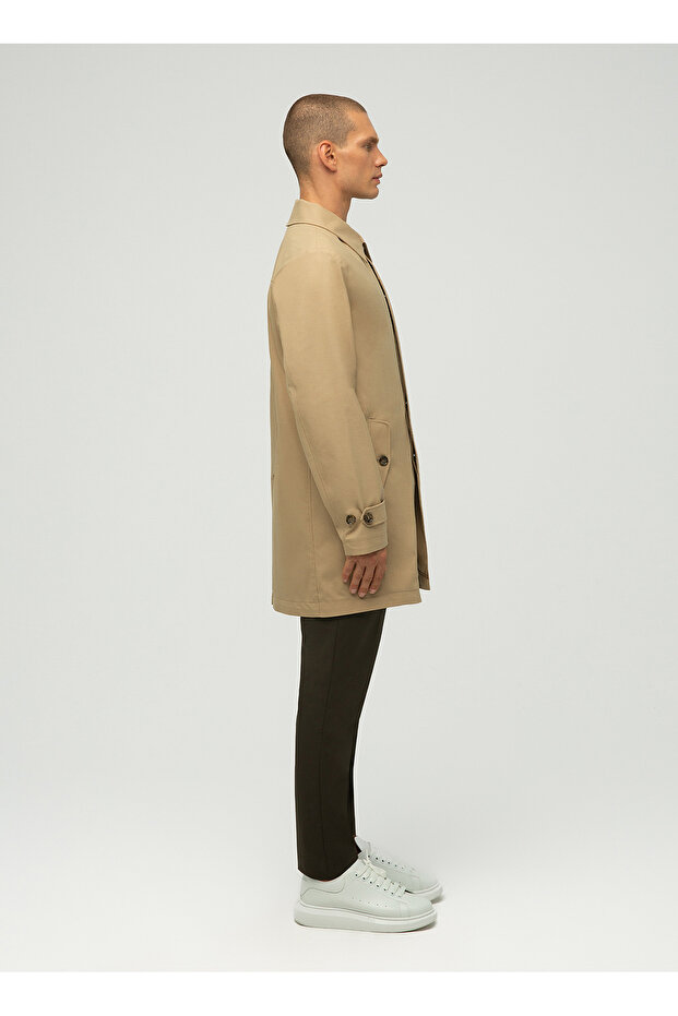 Bej Erkek Trençkot Marcus - 5