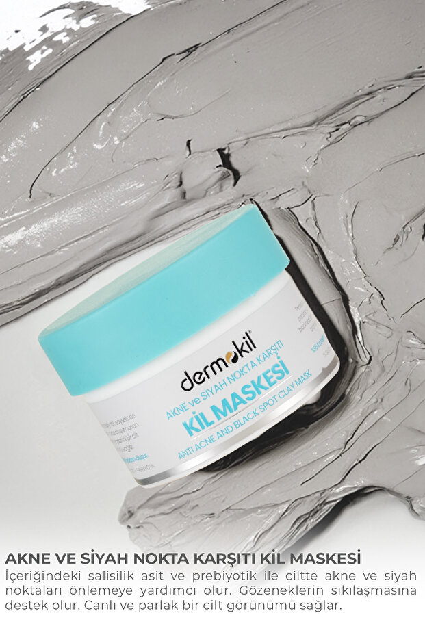 Akne Ve Siyah Nokta Karşıtı Kil Maskesi 50 ml - 3