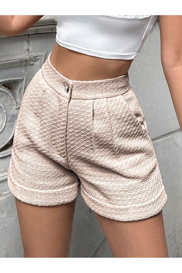 KADIN CEPLİ ŞORT PANTOLON - 1