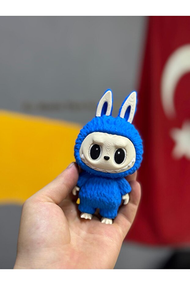 3D Baskı Labubu Oyuncak – El Yapımı Koleksiyon Figürü, Dekoratif Masa Üstü Biblo - 5