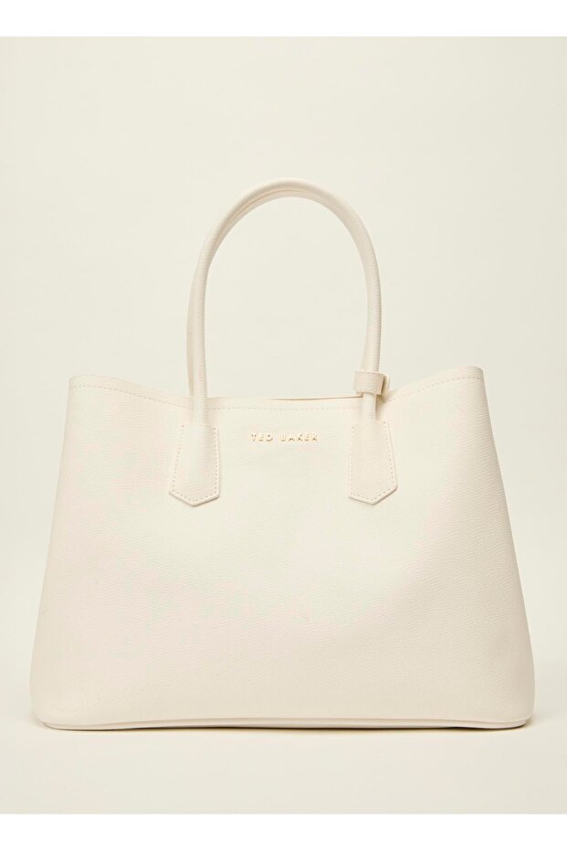 Printed Large Leather Handbag - 1