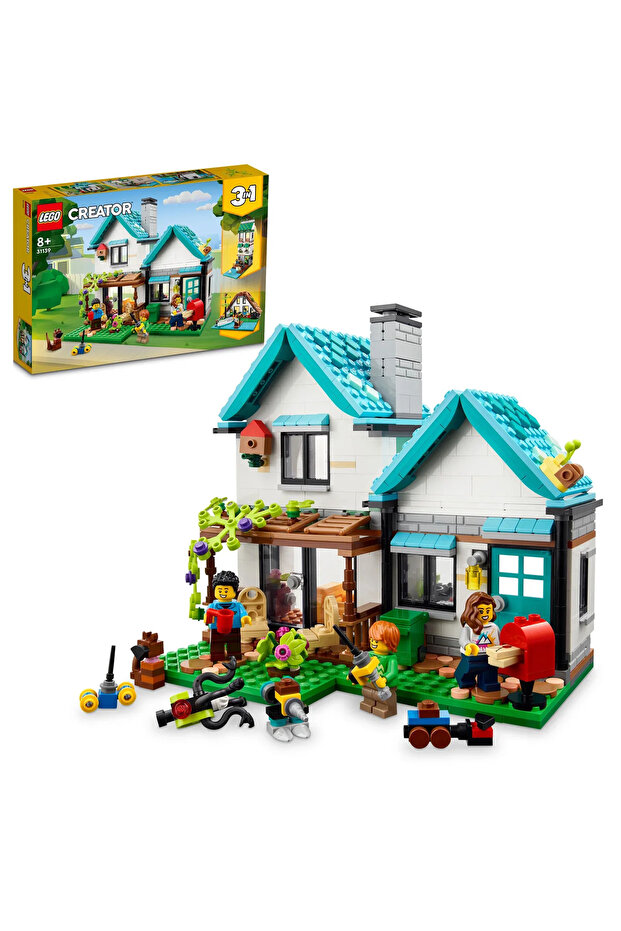 Creator Cute House 31139 - Creative Toy Building Set for Children Ages 8 and Up (808 Pieces)