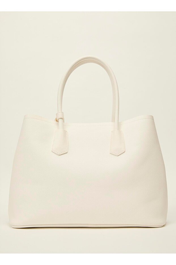 Printed Large Leather Handbag - 3