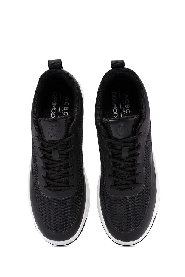 ACBC x Derimod Erkek Siyah Bağcıklı Sneaker 25SFD78016F - 7