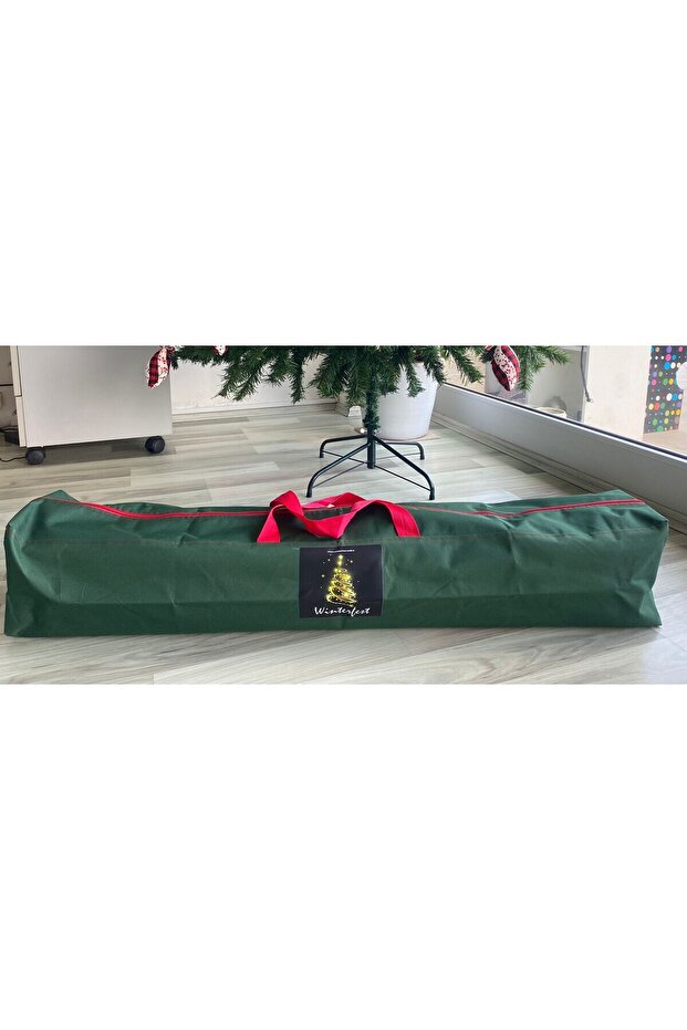 YILBAŞI SETİ 1 ADET TAŞIMA ÇANTASI + 1 ADET 180CM NOEL AĞACI + 1 ADET RENKLİ LED - 3