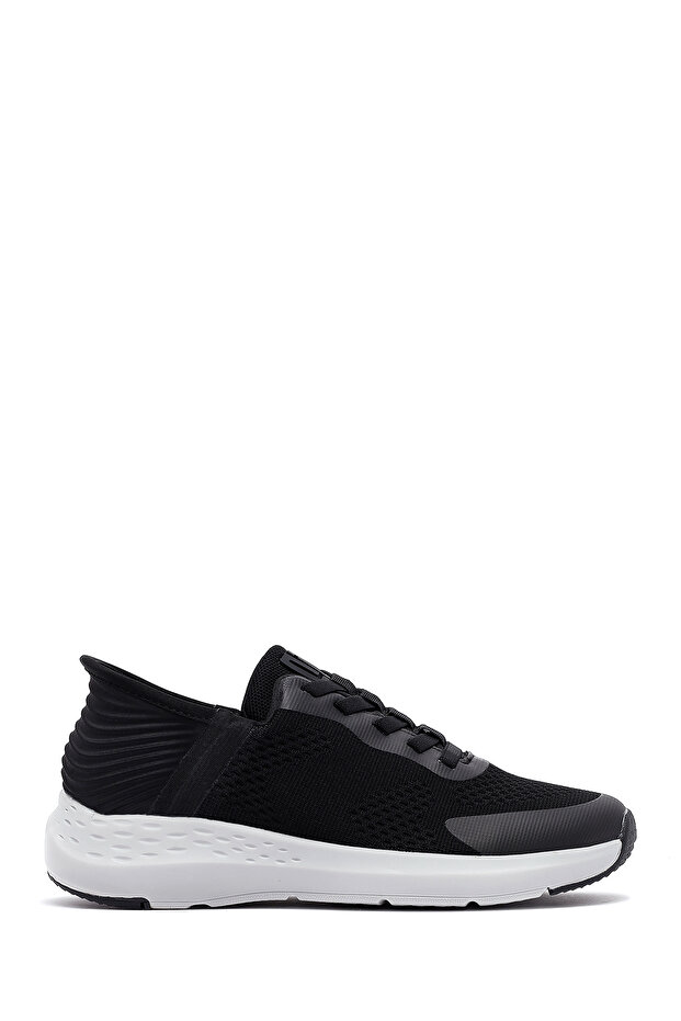 Zero Erkek Siyah Kalın Tabanlı Kumaş Sneaker 25SFD69486F - 1