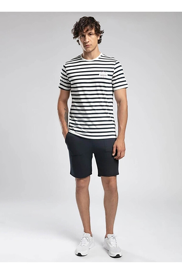 Regular Fit Lacivert Erkek Şort 252 LCM 221026 ARNE LACİVERT - 1