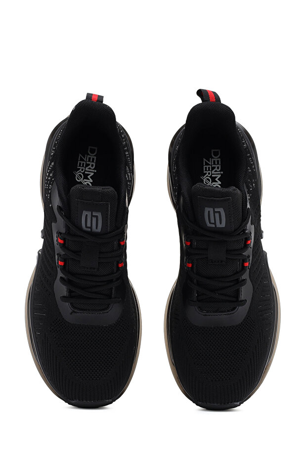 Zero Erkek Siyah Bağcıklı Kalın Tabanlı Sneaker 25SFD69446F - 7