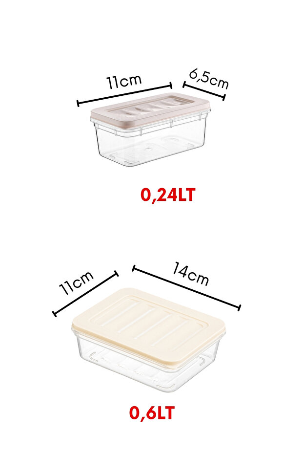 Σετ 12 τεμαχίων Freshbox Σετ δοχείων αποθήκευσης κατάλληλο για φούρνο μικροκυμάτων και διατήρηση σε φρέσκο - 7