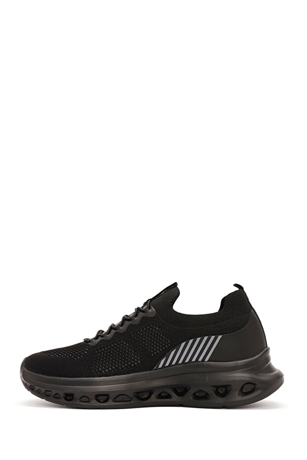 Zero Erkek Siyah Bağcıklı Kalın Tabanlı Sneaker 25SFD69176F - 2