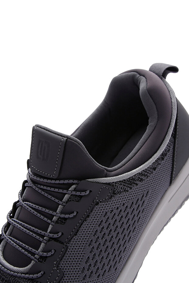 Zero Erkek Gri Bağcıklı Kalın Tabanlı Kumaş Sneaker 25SFD69046F - 7